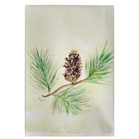 Betsy Drake Betsy Drake GT161 Pinecone Guest Towel - 20 x 20 in. GT161